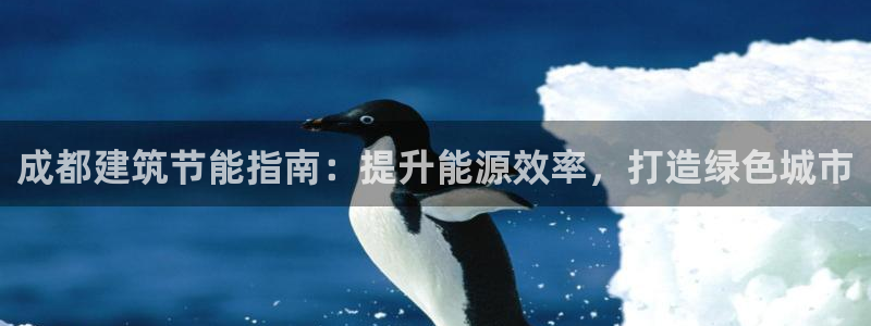 e尊国际平台：成都建筑节能指南：提升能源效率，打造绿色城市
