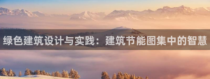 e尊国际娱乐官网下载：绿色建筑设计与实践：建筑节能图集中的智慧