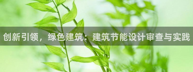尊亿游戏国际官网：创新引领，绿色建筑：建筑节能设计审查与实践