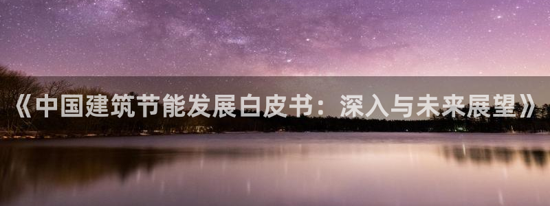 e尊国际平台：《中国建筑节能发展白皮书：深入与未来展望》